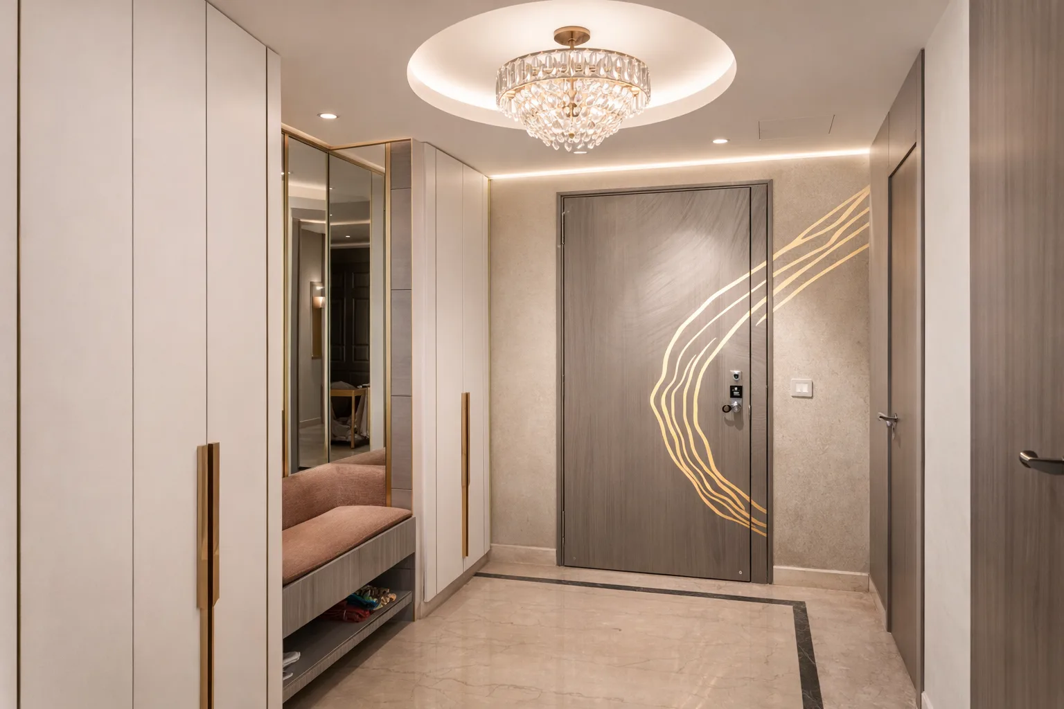 Design detailing in a Worli residence